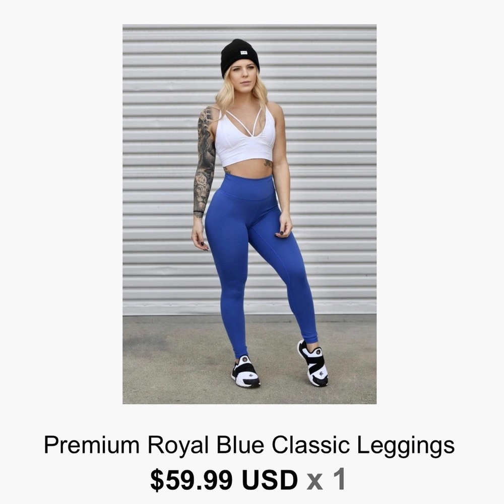 PREMIUM ROYAL BLUE Classic Leggings